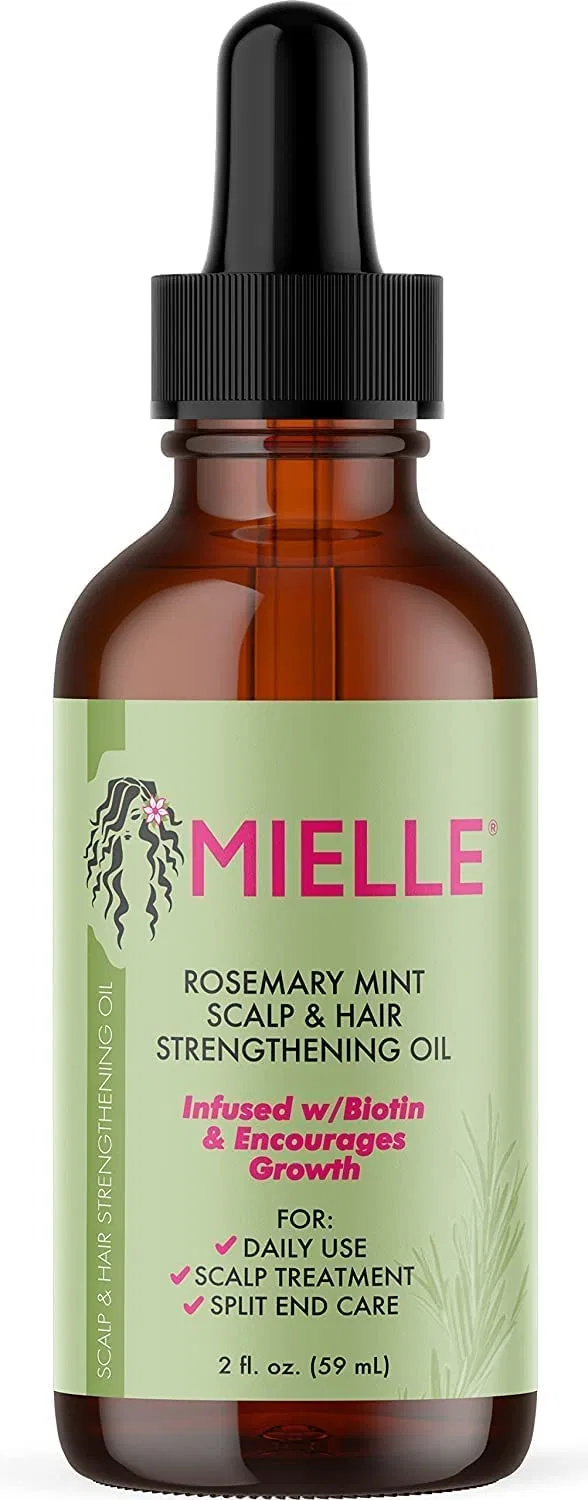 Масло для укрепления кожи головы и волос с розмарином и мятой Mielle Organics — фото 2