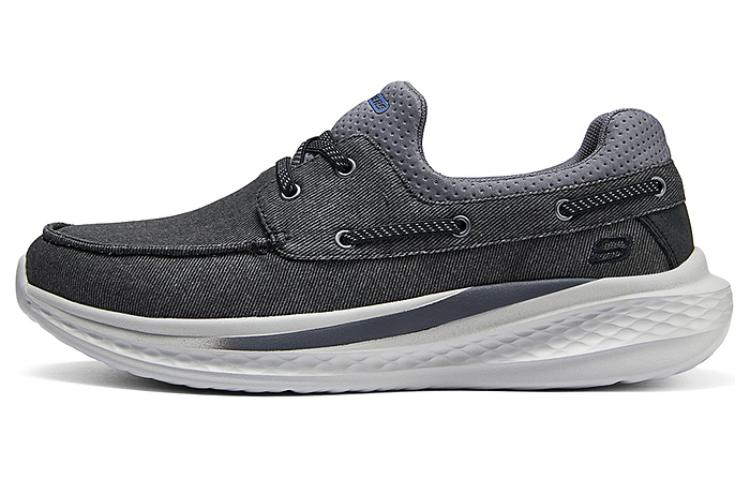 

Skechers Дышащие низкие повседневные туфли мужские черные