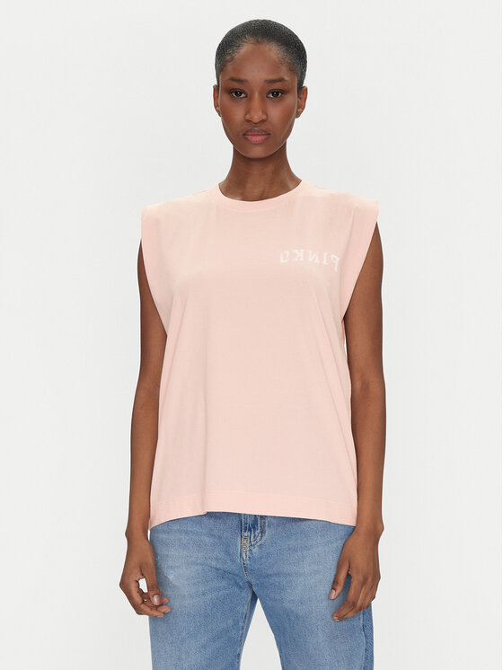 

Футболка обычного кроя 104268 A2C0 Pinko, розовый