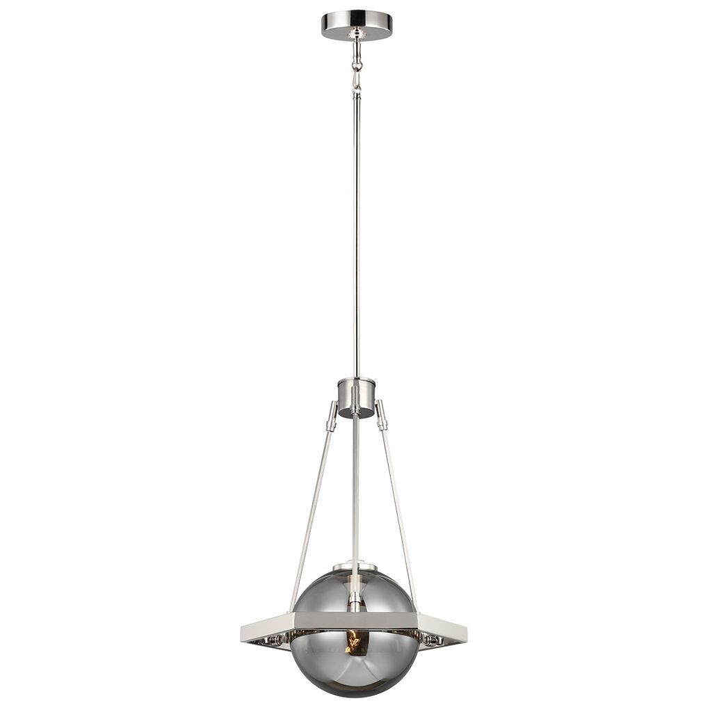

Подвесной светильник QUINTIESSE Harper E14 1x40W сталь, полированный никель; Дымчатое стекло, высота: 74–165,4 см, диаметр 35,2 см, регулируемая по высоте. Elstead Lighting