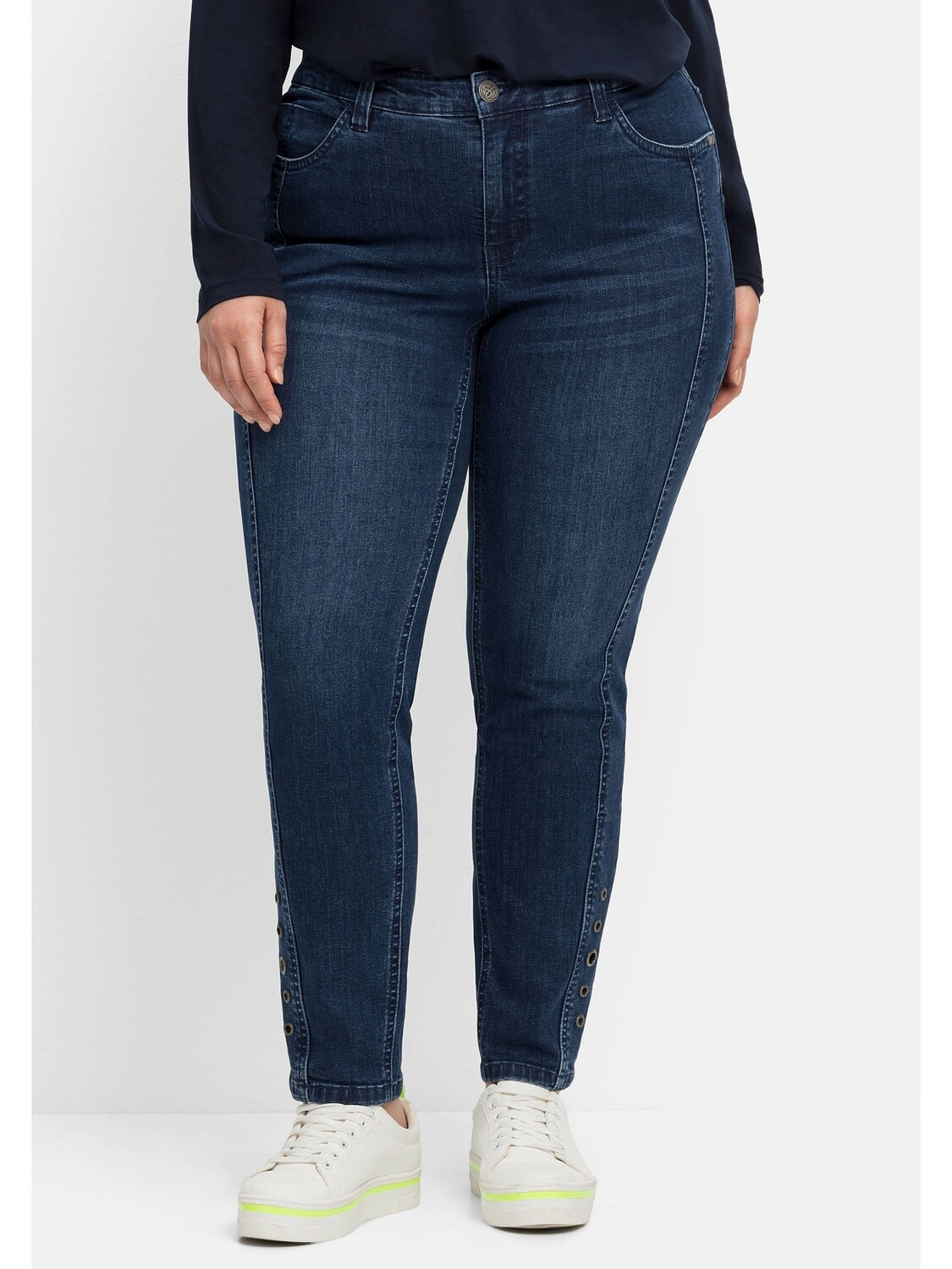 

Джинсы sheego, цвет dark blue Denim