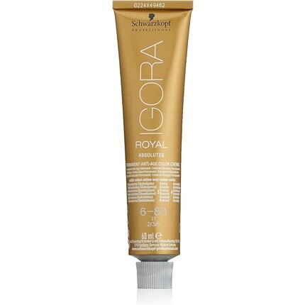 

Igora Permanent Anti-Age Color Cream 6-80 Темно-русый красный натуральный 60 мл, Schwarzkopf