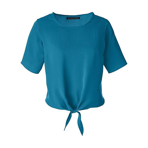 

Женская блузка с завязкой спереди Devon & Jones, Dark Teal