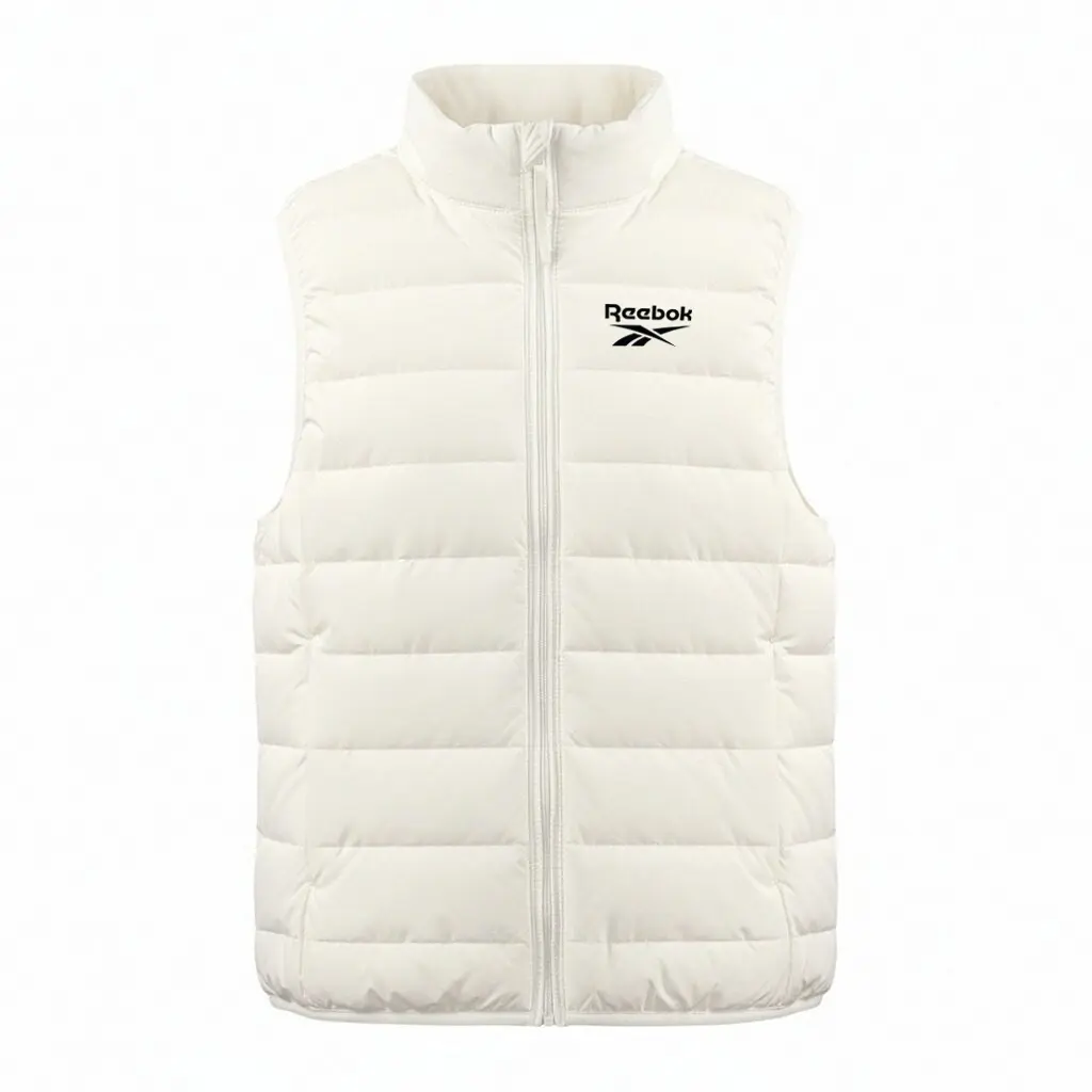 

Пуховик-жилет Unisex со стойкой, легкий, прочие Reebok, белый