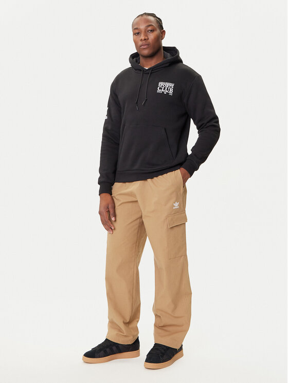 Джоггеры loose fit Trefoil Essentials JX3912 Adidas, бежевый — фото 2