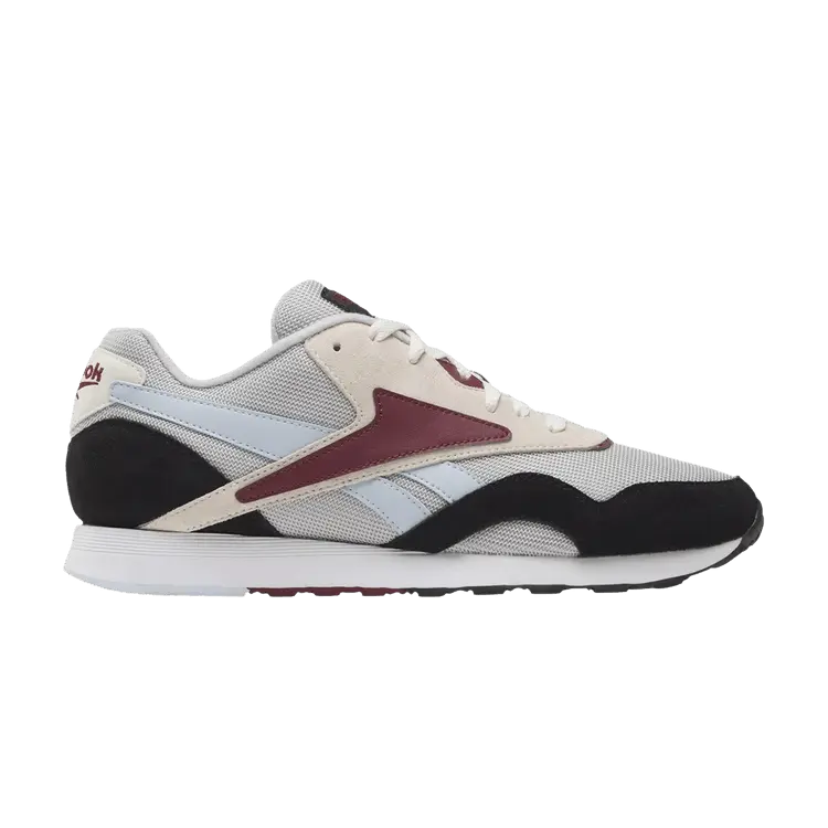 

Кроссовки Reebok Classic Nylon Plus 'Black Steely Fog Maroon', серый