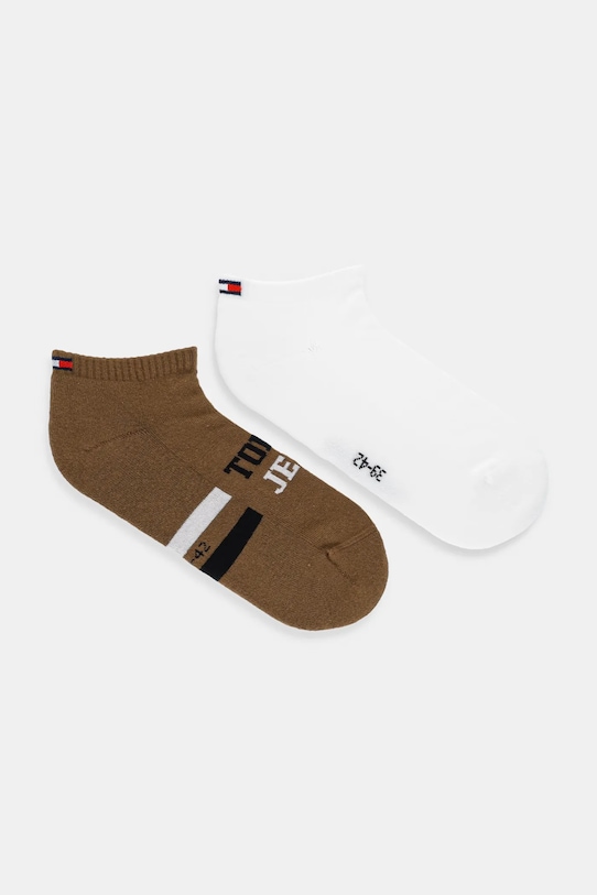 

Носки 2 пары Tommy Jeans, коричневый