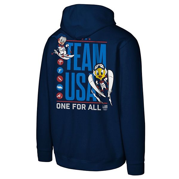 Толстовка Youth navy team usa x looney tunes one for all sport Outerstuff — фото 4