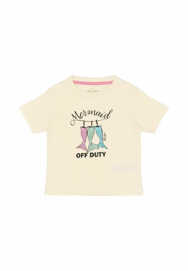 Футболка Ttiara tee print t-shirt The New Siblings, гардения — фото 2