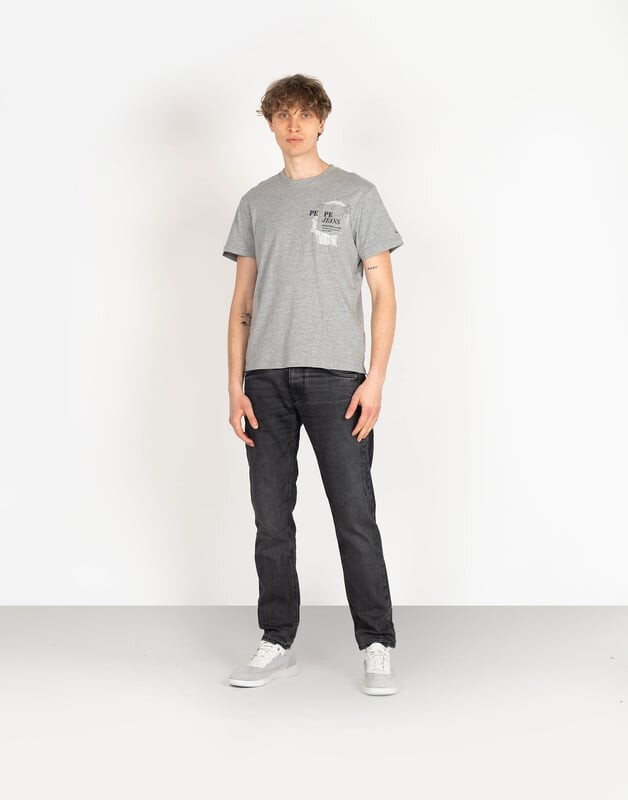 

Футболка sergio мужская серая Pepe Jeans, серый