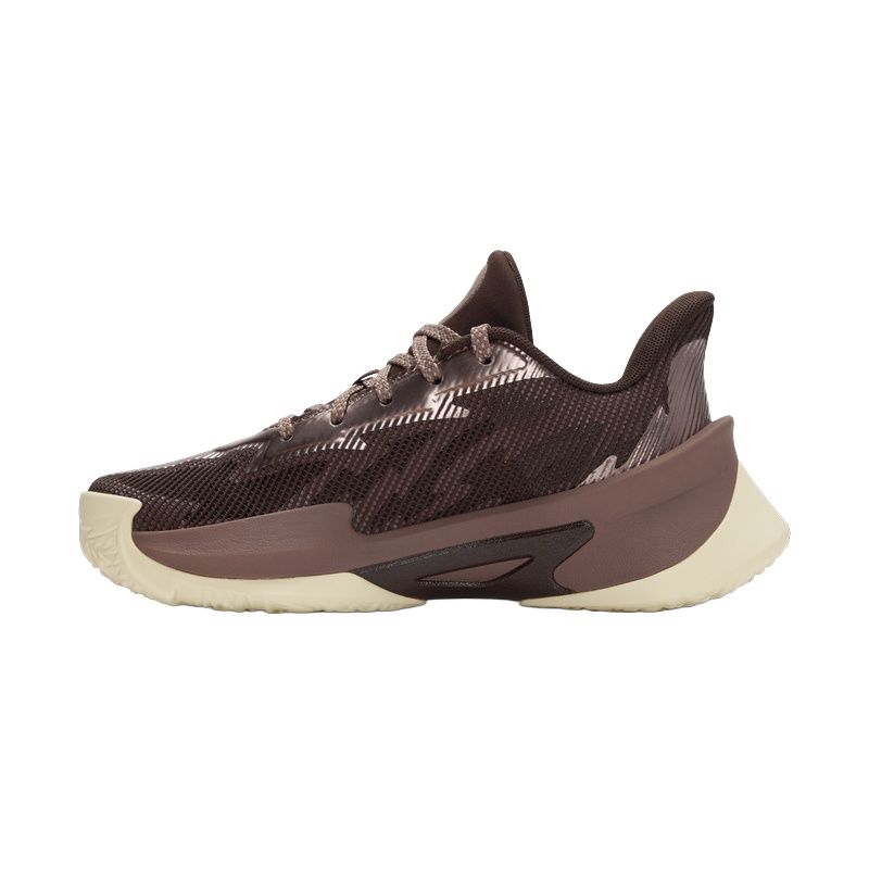 Under Armour Кроссовки Curry Low top детские баскетбольные коричневые для подростков — фото 3
