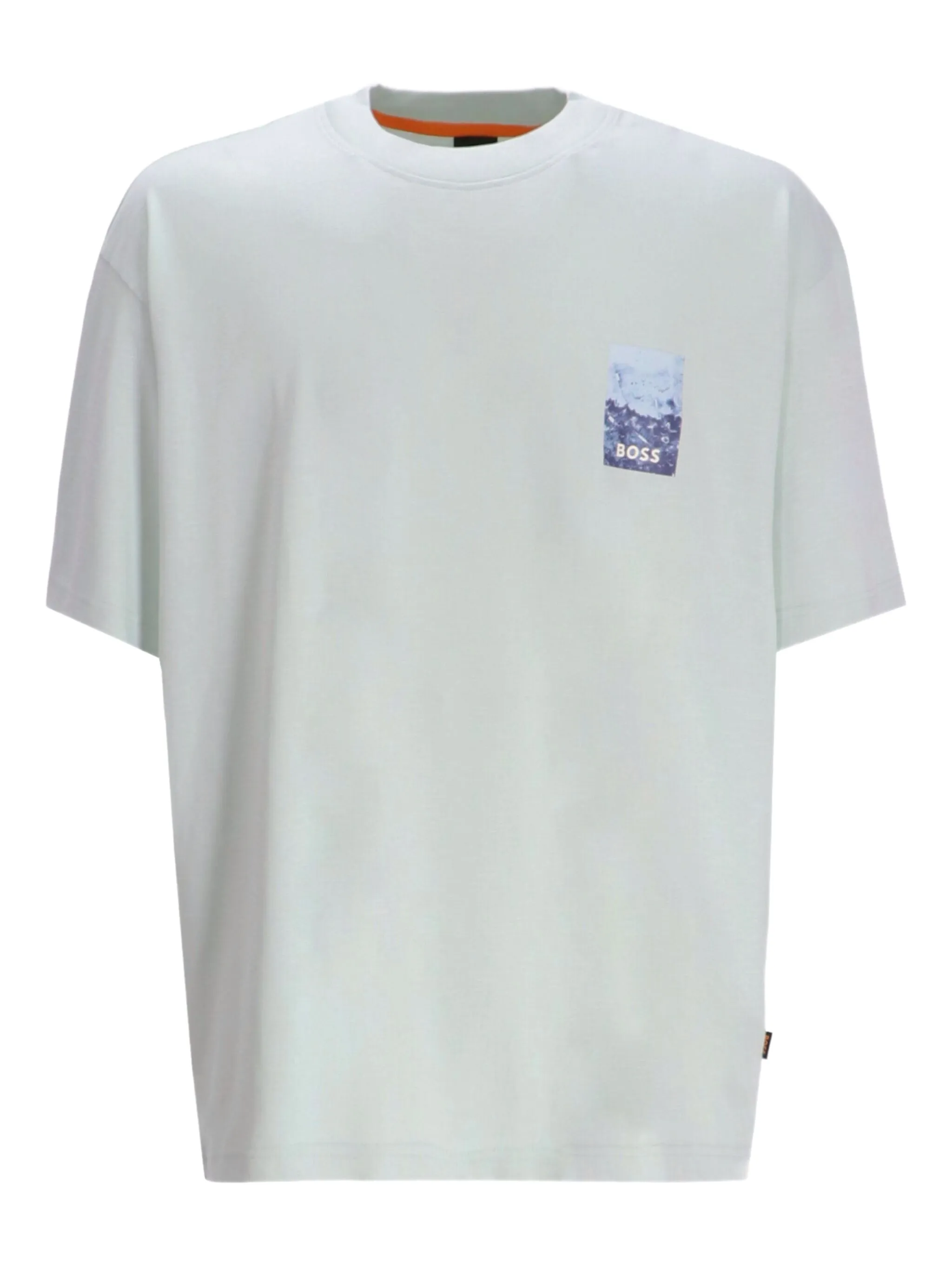 

Футболка с графичным принтом Boss, зеленый