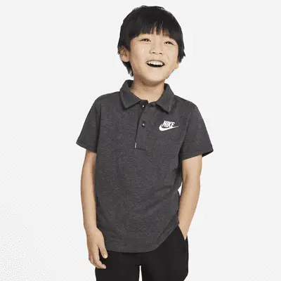 

Топ Nike Dri-FIT Toddler Polo Top, цвет Black Heather