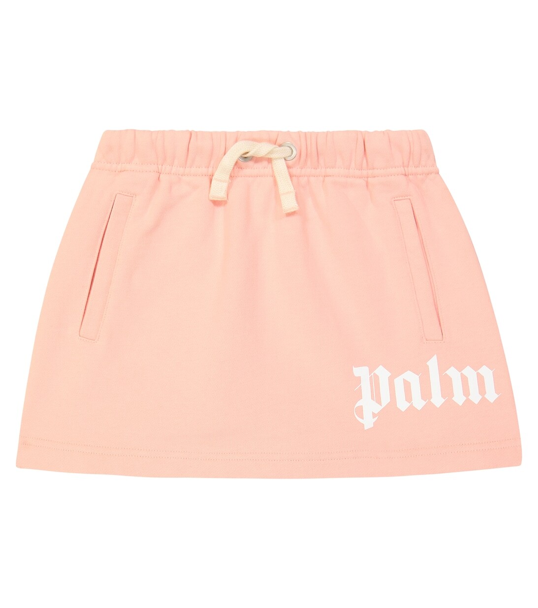 

Юбка из хлопкового джерси с логотипом Palm Angels, розовый