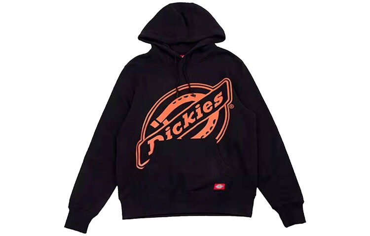 

Толстовка унисекс Dickies, Черно-оранжевый логотип