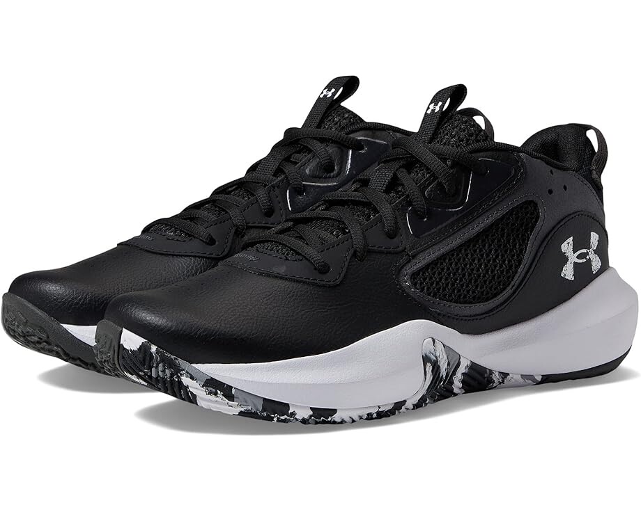 

Кроссовки Under Armour Lockdown 6 Basketball Shoe, цвет Black/White/White