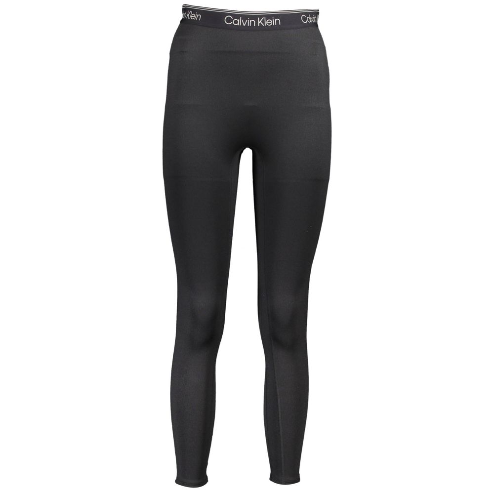 

Черные женские леггинсы из полиэстера Calvin Klein