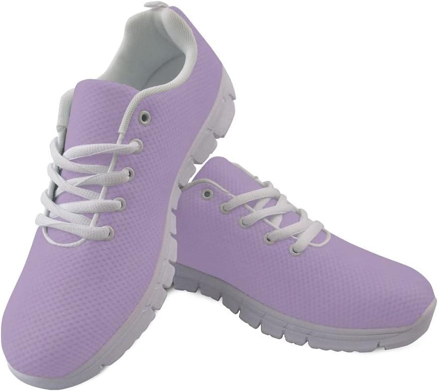 

Женские и мужские кроссовки Jeiento для спорта и бега, повседневные, для путешествий и ходьбы, на шнуровке, дышащие, однотонные, фиолетовый