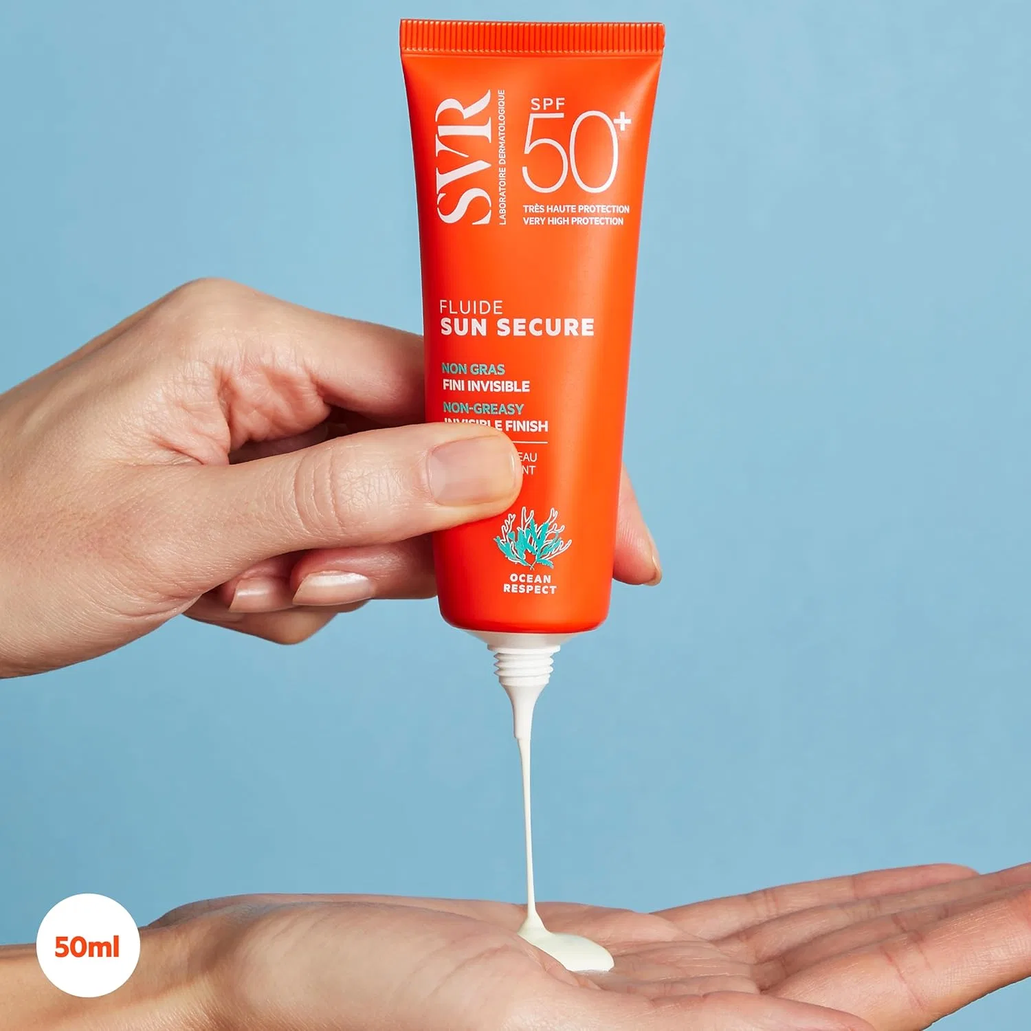 Биоразлагаемый солнцезащитный флюид SVR Sun Secure Viso Invisibile Fluid SPF50+ Svr — фото 2