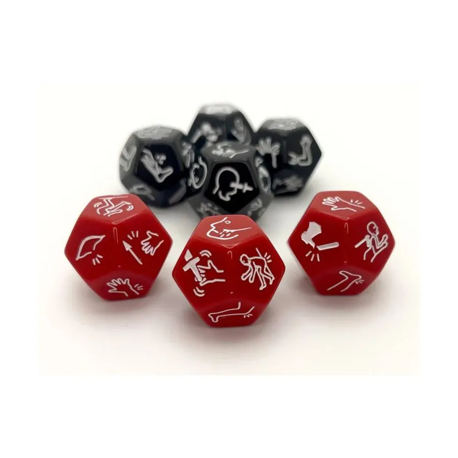 

Бокс-сет Dice of Death and Dismemberment - Critical Hits & Fumbles Set, Role Playing Games Accessories (Deck & Dice Games)