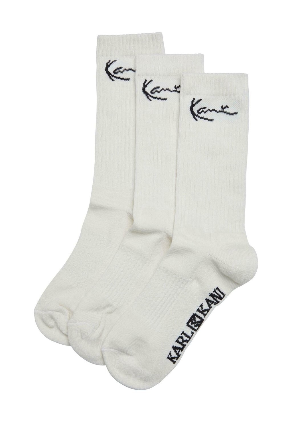 

Носки Signature 3 Pack Karl Kani, кремово-белые
