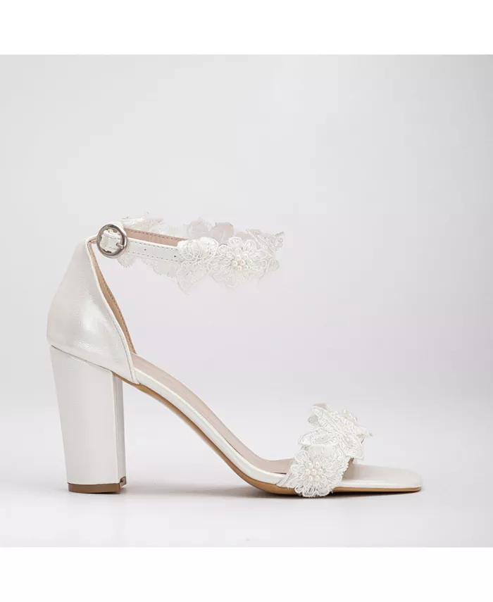 Dede Lace Бальные Туфли-Сандалии на Высоком Каблуке Forever & Always Shoes