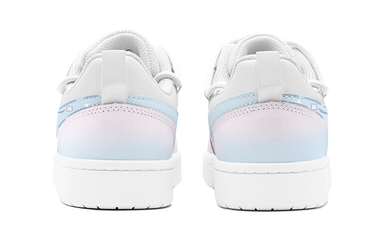 Кроссовки Nike Court Borough Skateboard Shoes Women's Low-Top Blue, синий — фото 2