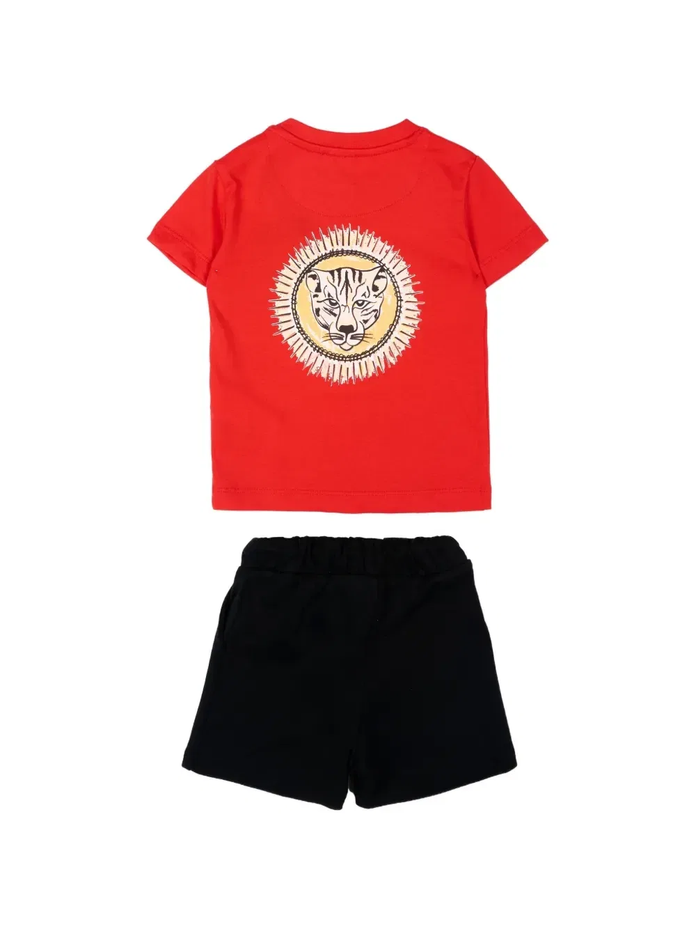 Комплект из футболки и шорт с логотипом Just Cavalli Kids, красный — фото 2