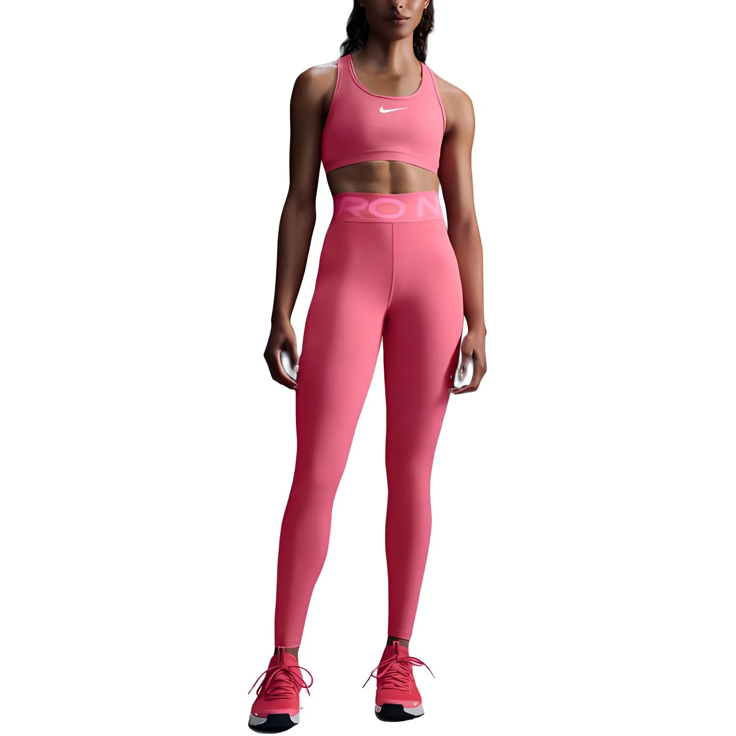 Nike Спортивные брюки ProDri Fit женские China Aster Pink — фото 3