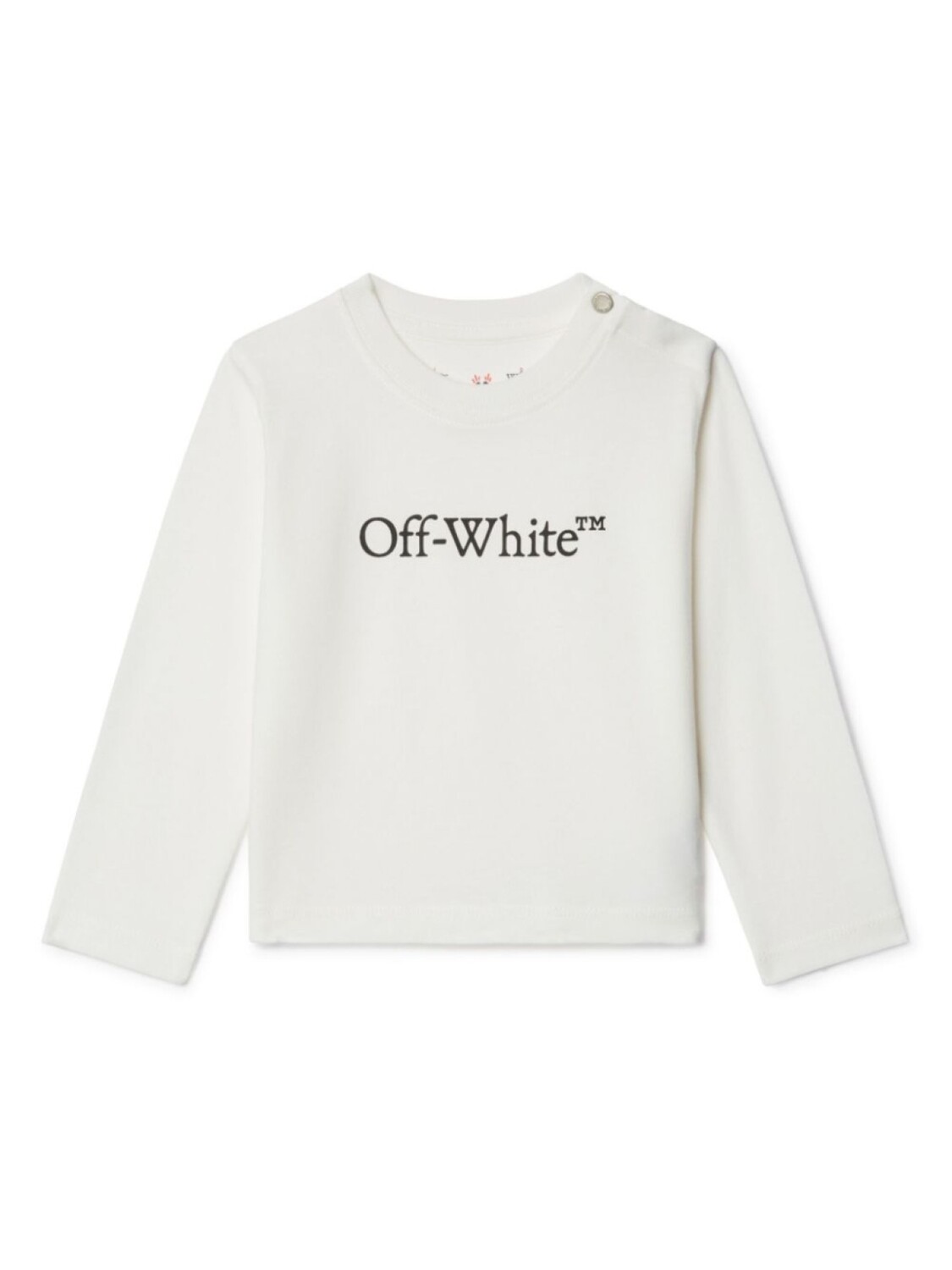 

Футболка с длинными рукавами Bookish Off-White Kids, белый