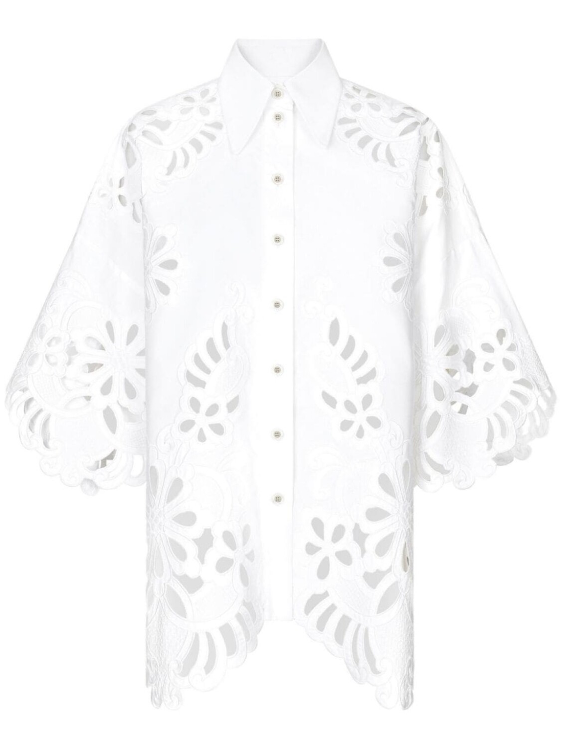 

Dolce & Gabbana рубашка с вырезами, белый