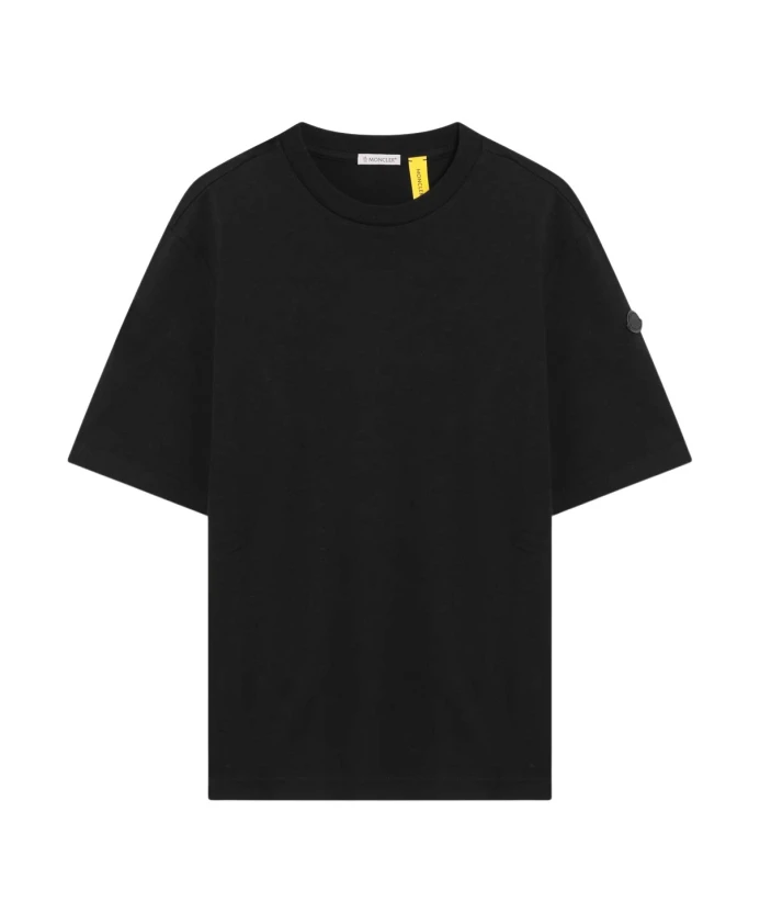 

Черная футболка Edward Girocollo с коротким рукавом Moncler, черный
