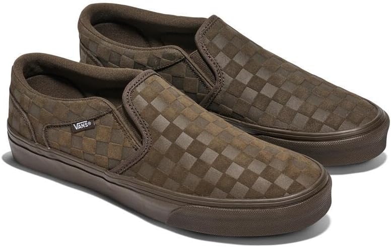 Мужские слипоны Vans Asher, коричневый — фото 3