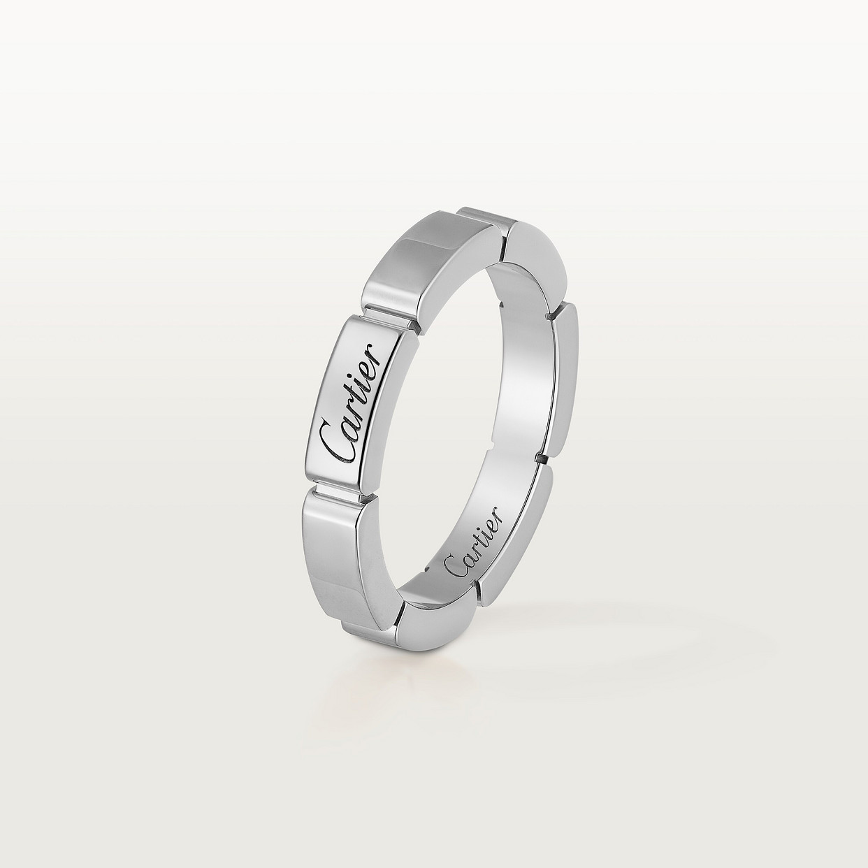

Обручальное кольцо Cartier Alliance Maillon Panthère, белое золото