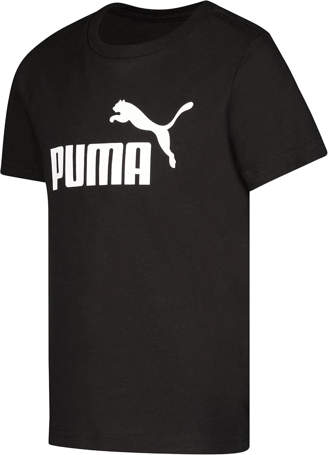 Детская футболка Puma с логотипом № 1, Puma Black — фото 3