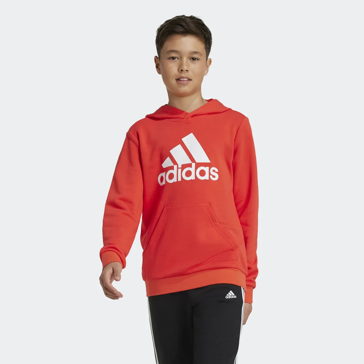 

Толстовка Adidas Sportswear с капюшоном "BIG LOGO ESSENTIALS COTTON HOODIE", белый