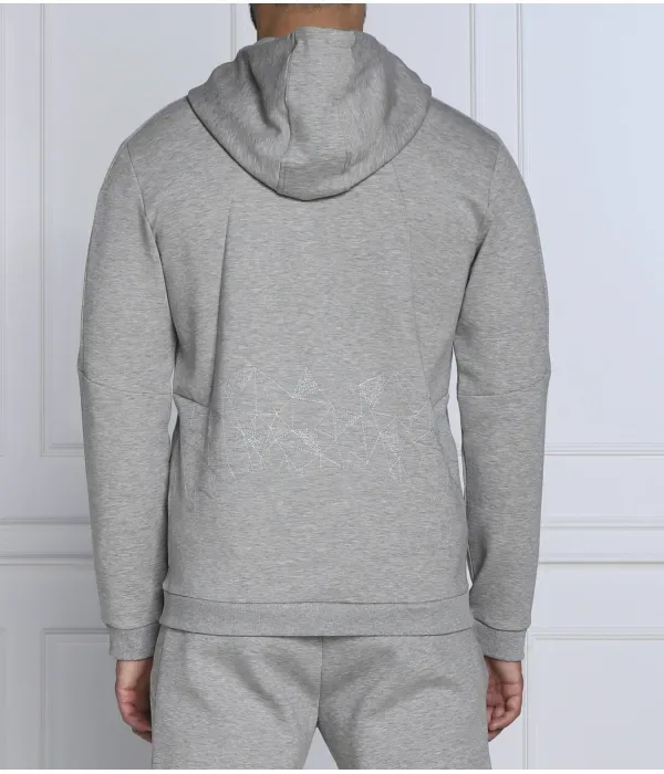 Обвисшая толстовка 2 regular fit Boss Green, серый — фото 4
