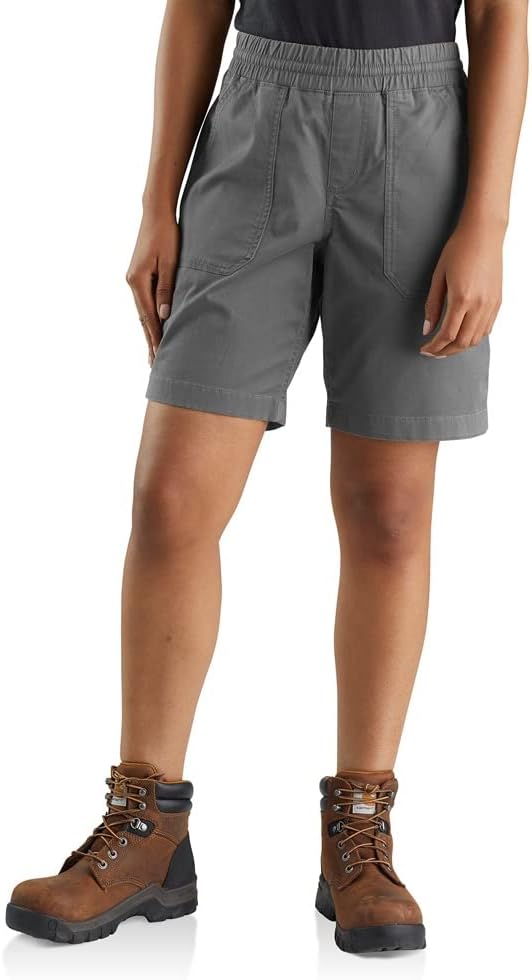 

Carhartt мужские шорты для работы с пятью карманами, свободного кроя, из гибкого твила, Steel