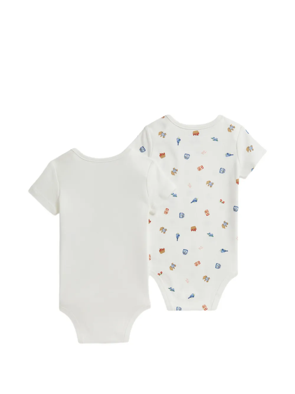 Боди с принтом Polo Ralph Lauren Kids, белый — фото 2