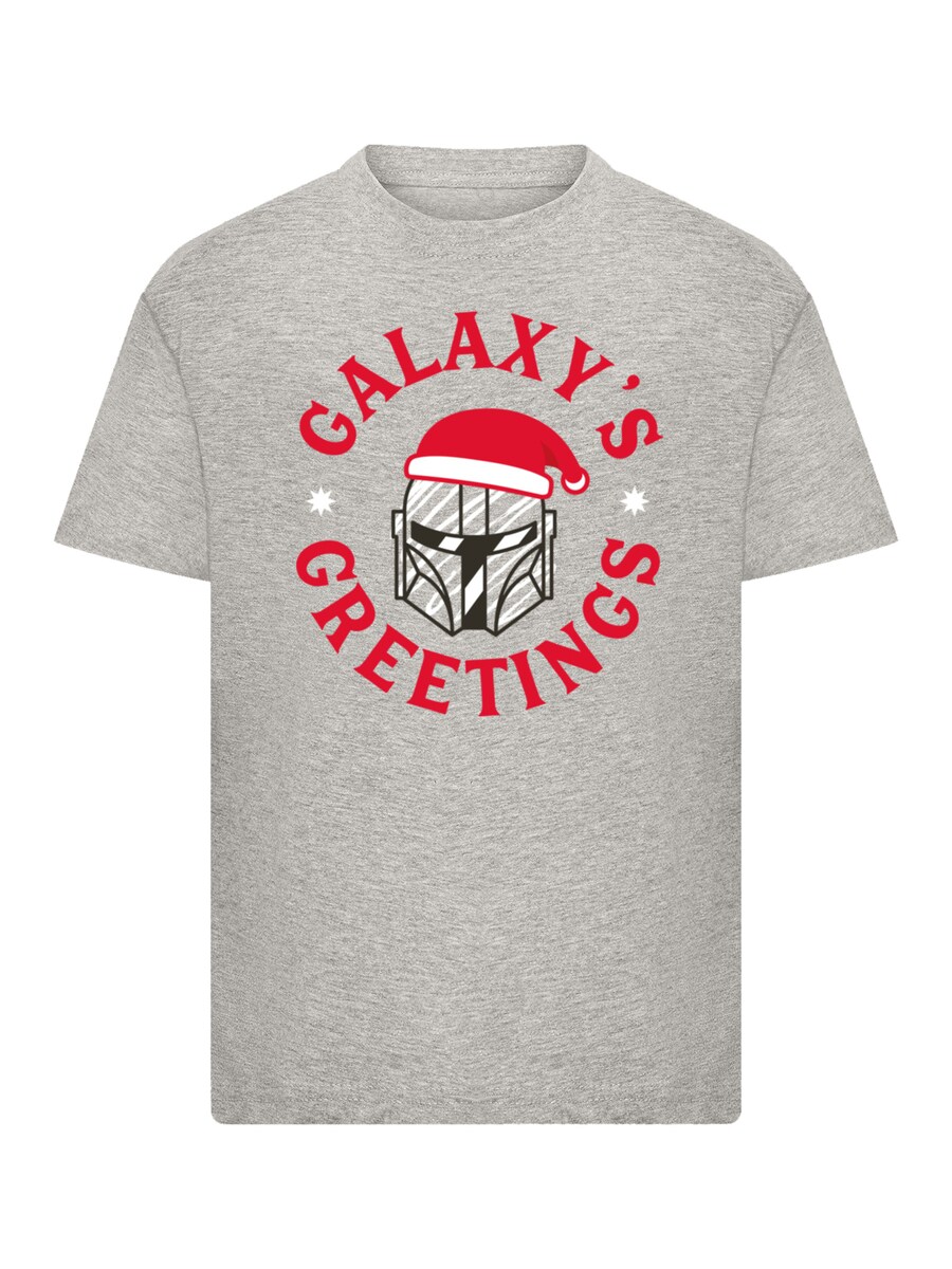 

Футболка F4NT4STIC Shirt Star Wars Mando Galaxy´s Greetings, серый