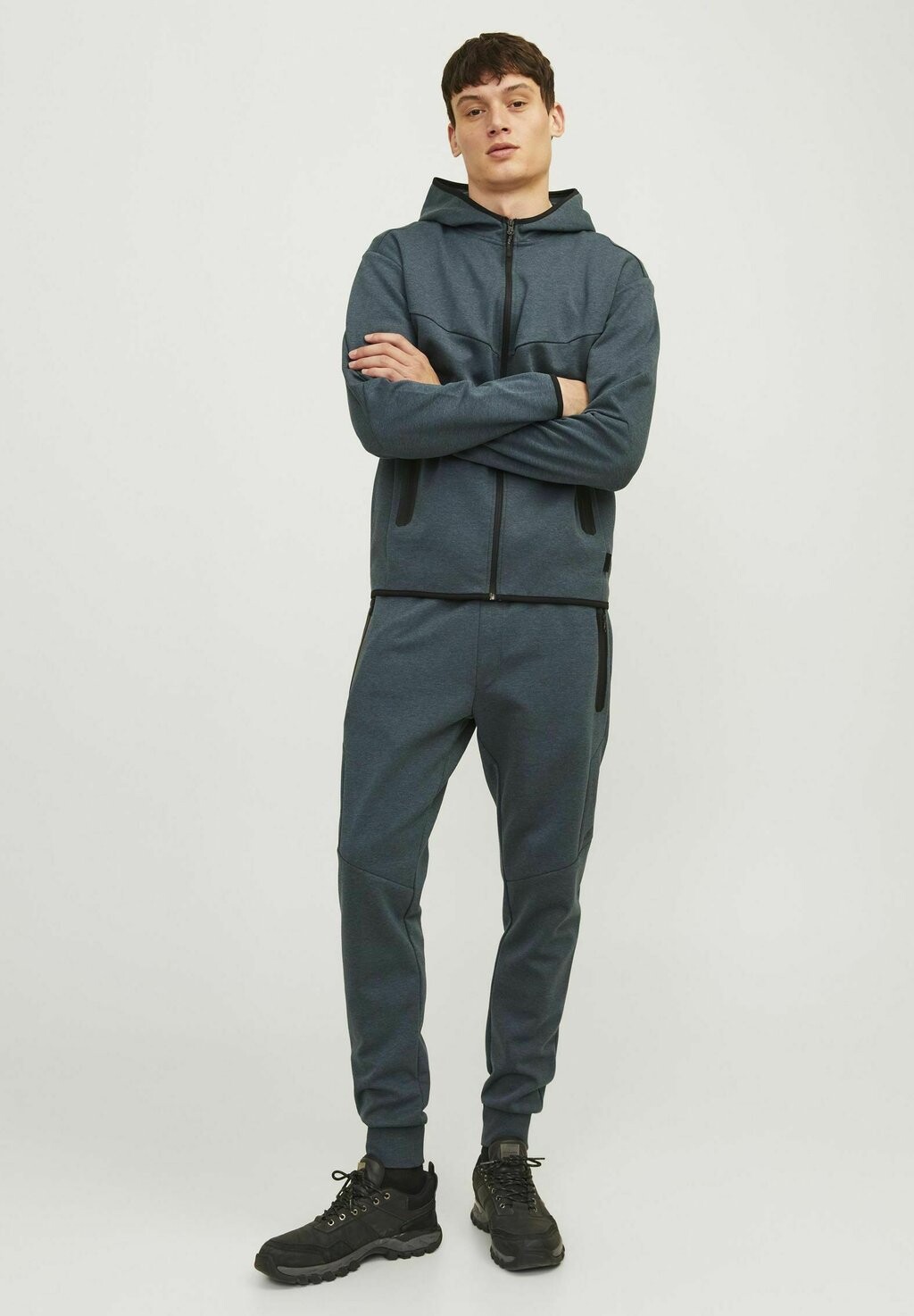 

Толстовка на молнии JCOFUSION HOOD NOOS Jack & Jones, синий