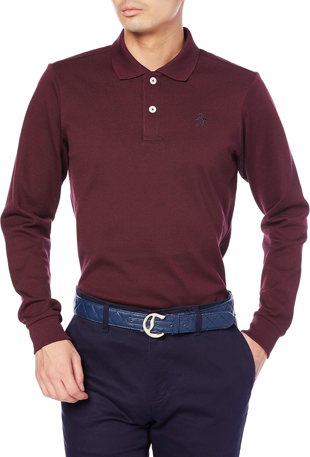 

Мужская рубашка-поло Munsing Wear MLMQGB01, осенне-зимняя коллекция, посвященная 20-летию бренда Munsingwear, красный