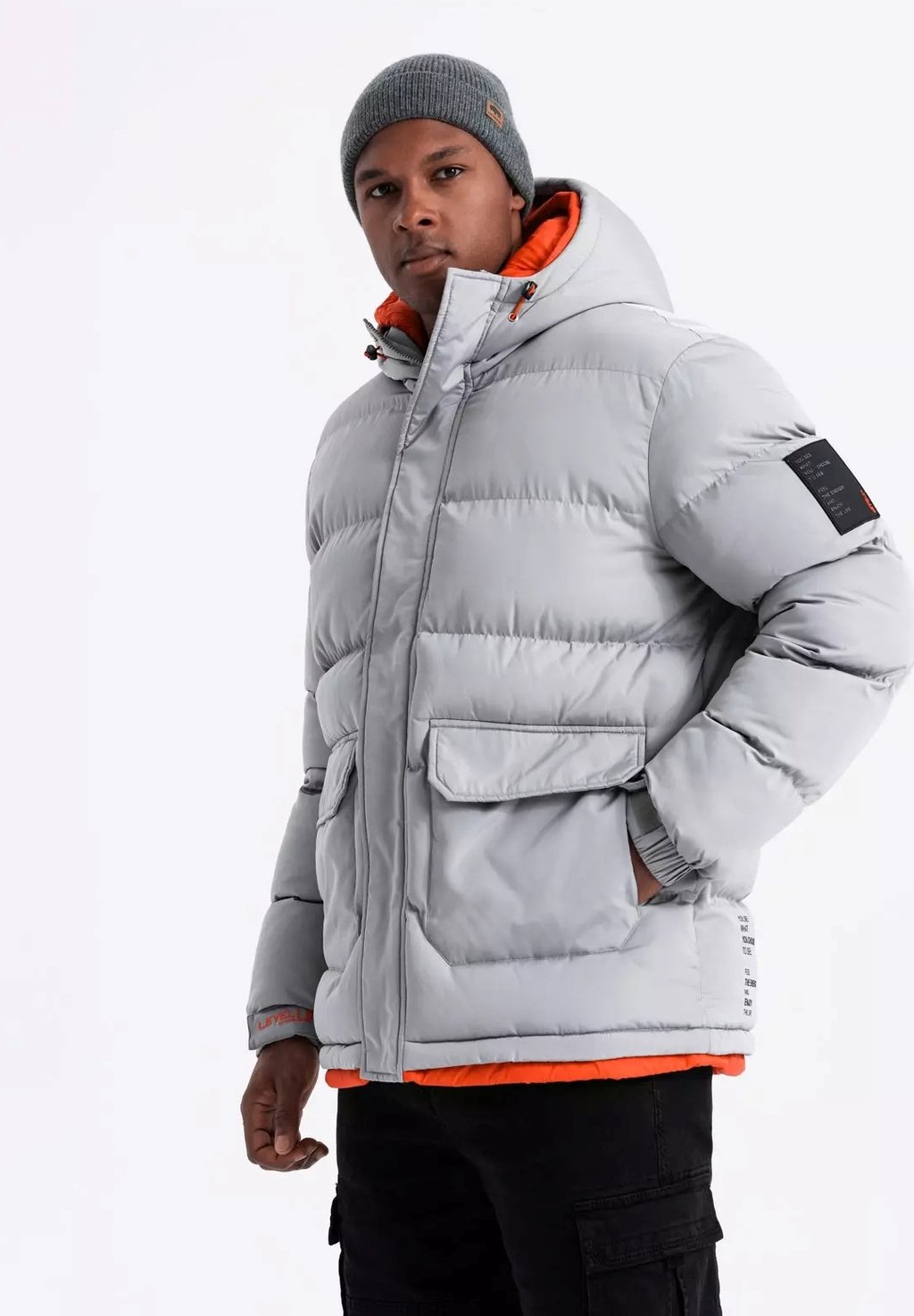 

Зимняя куртка Ombre, серый