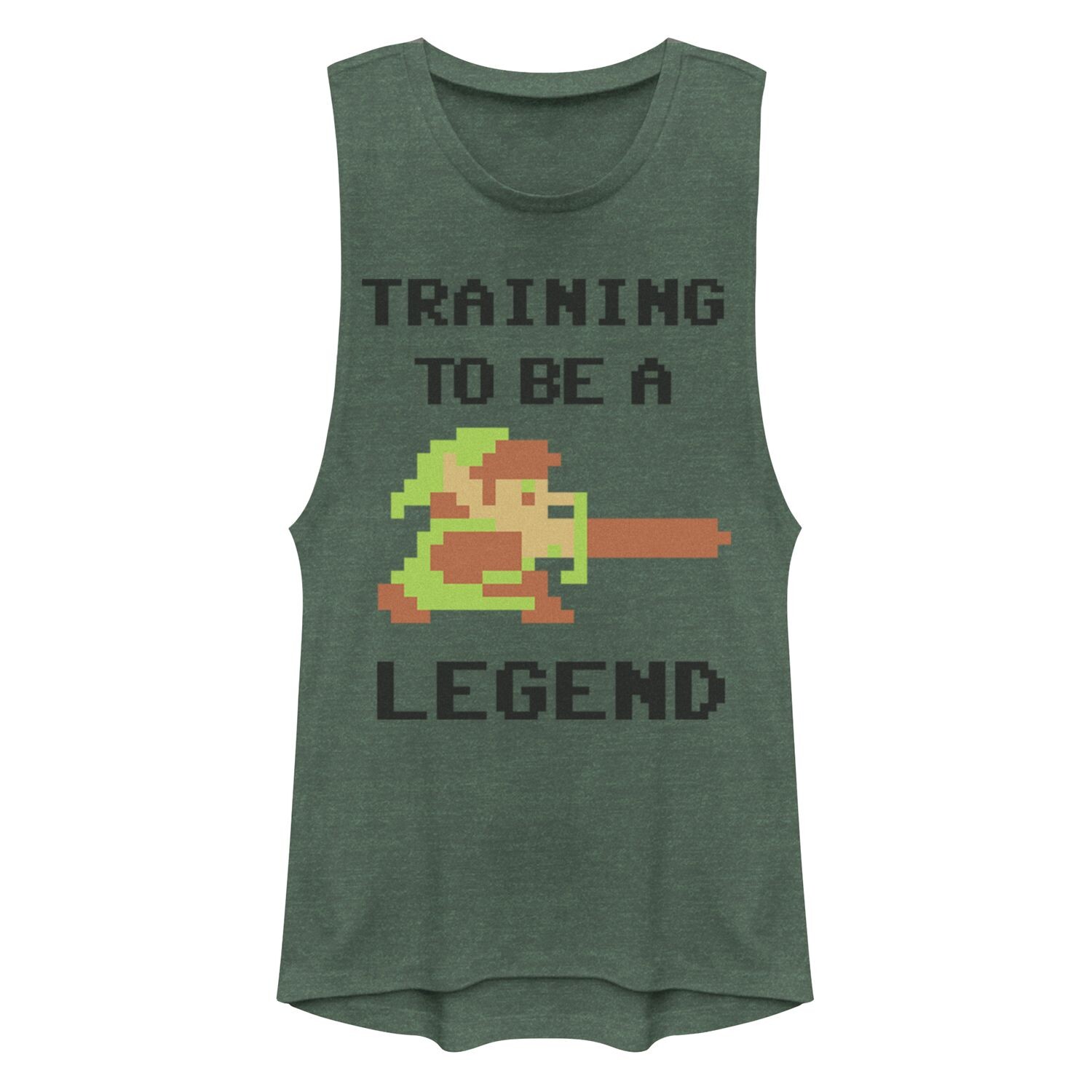 

Майка с мышцами для юниоров Legend Of Zelda 8-Bit Pixel Training To Be Legend Pixel Licensed Character