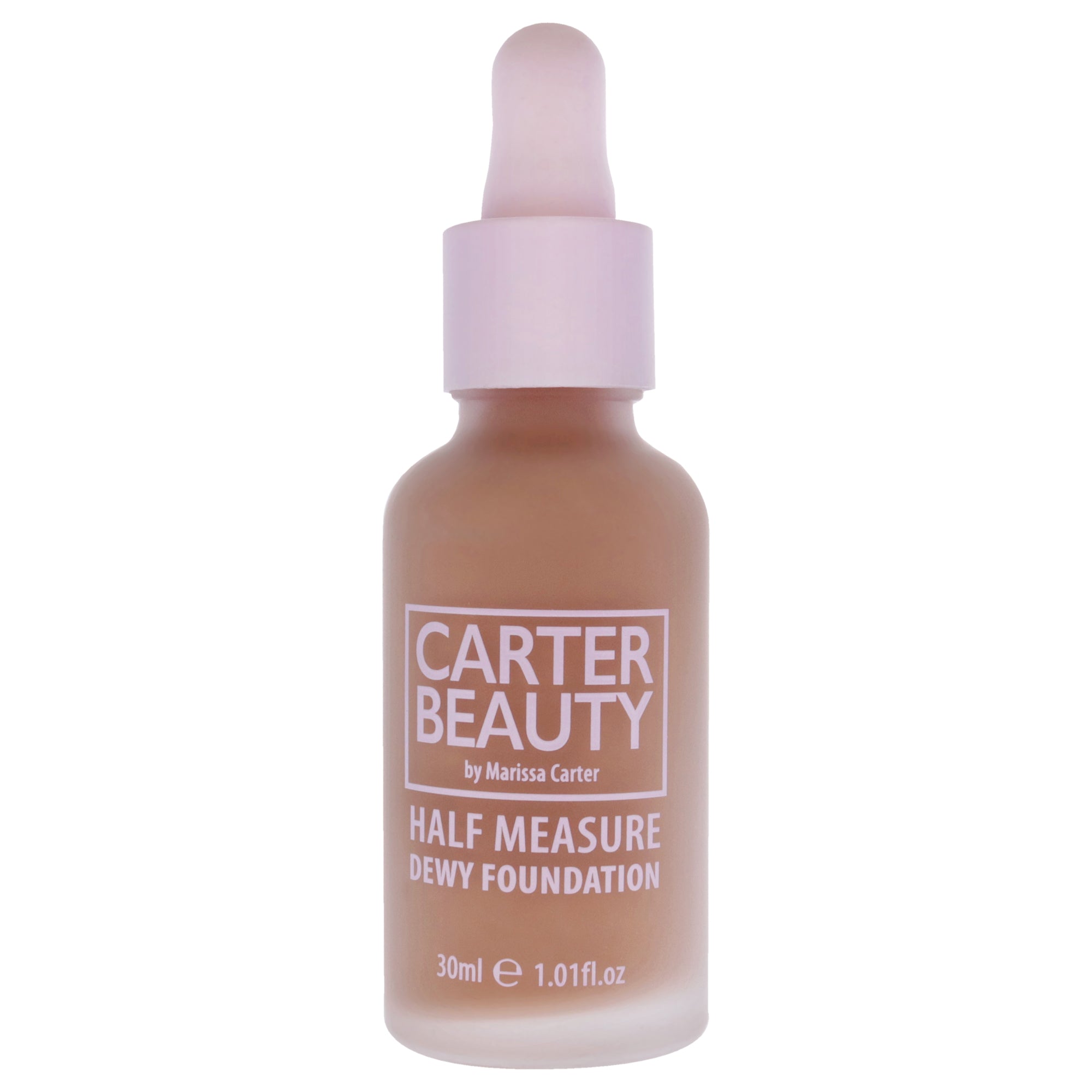 

Тональный крем Half Measure Dewy Foundation - Pecan Pie от Carter Beauty для женщин - 1,01 унции, прозрачный