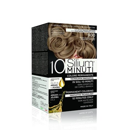 

Краска для волос 10 Minute Color 9.0 Very Clear Intense Blonde - Biondo Chiarissimo Intenso 9.0, Silium