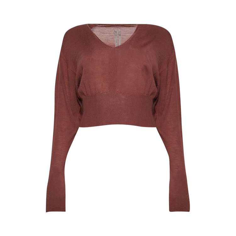 

Топ Rick Owens Maglia Cropped Top, Rosewood