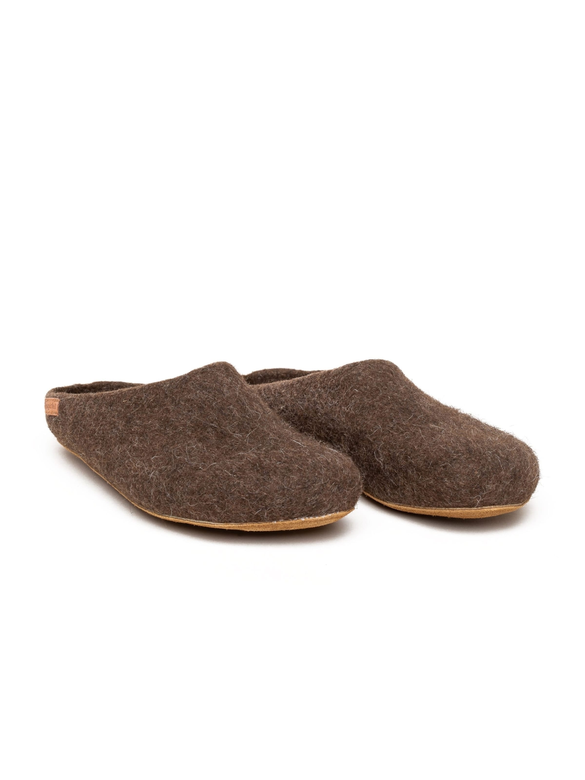 Тапочки 'Filzpantoffel Magicfelt 713' в коричневом цвете — фото 4