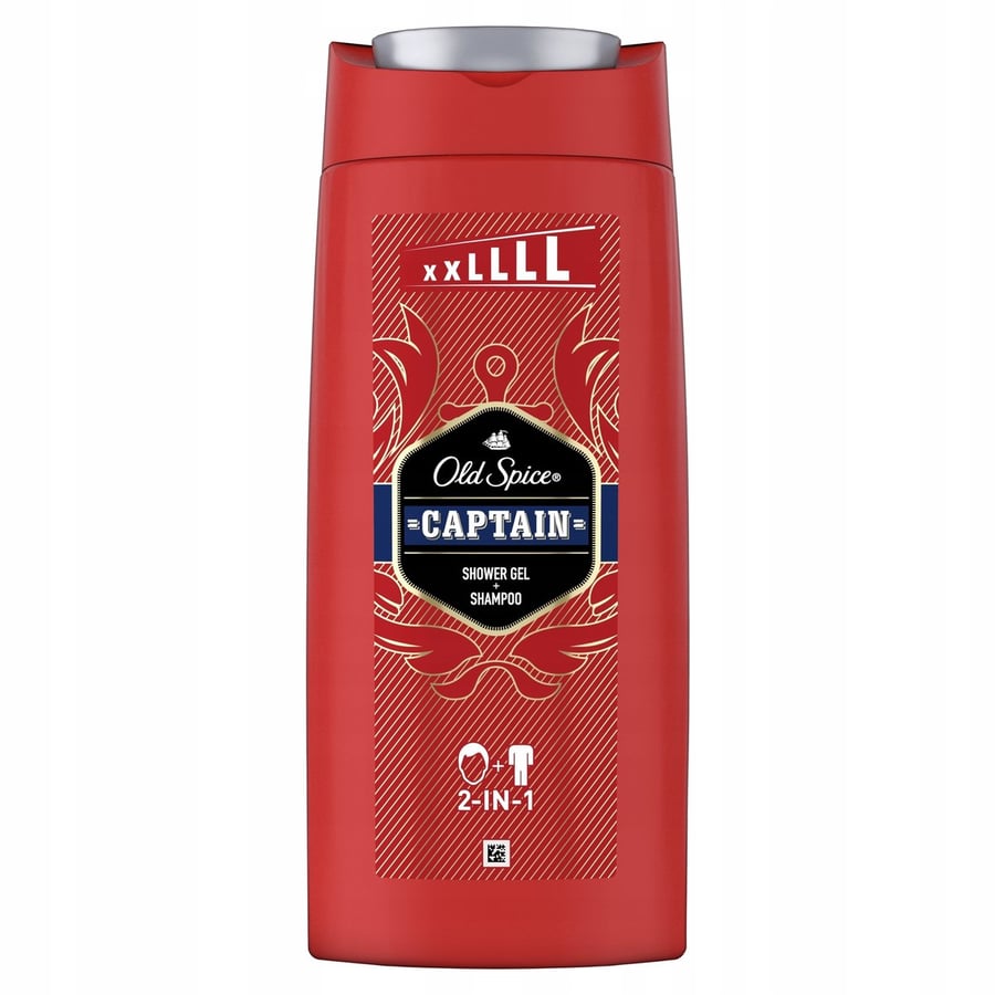 Подарочный набор Old Spice Captain для мужчин, гель 675 мл плюс гель 250 мл — фото 2