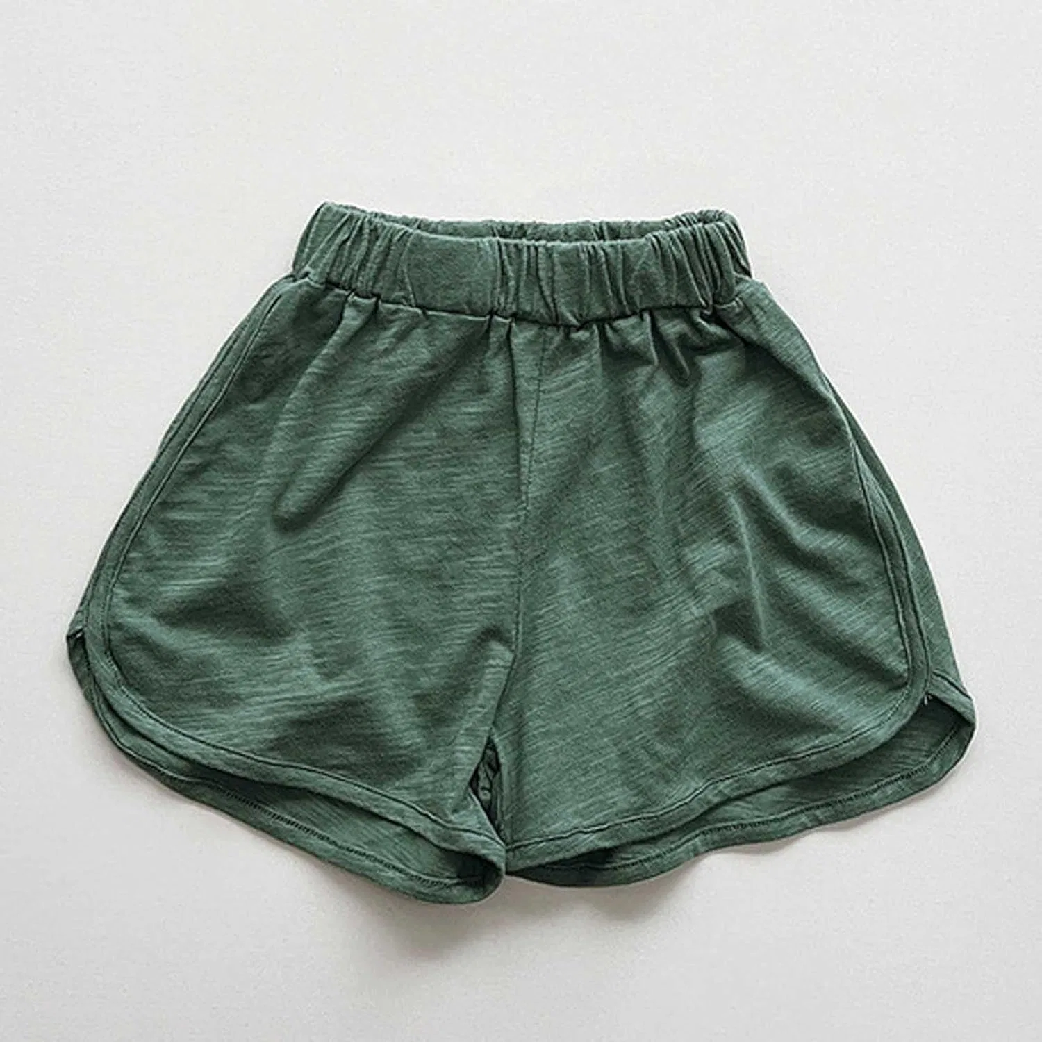 Шорты для мальчиков и девочек, Cotton, Dark Green — фото 2